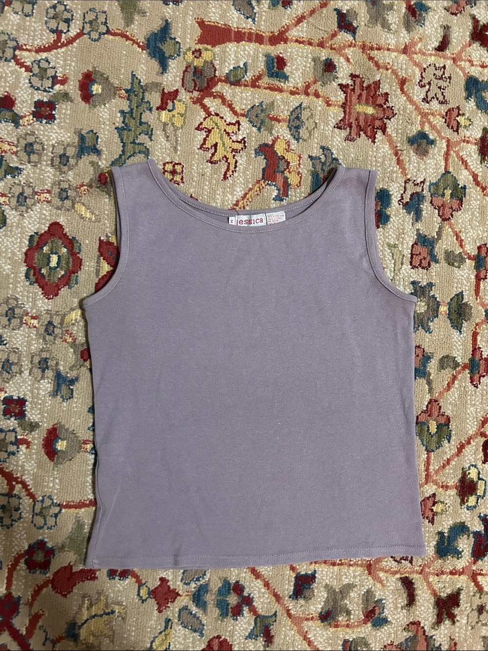FREE WITH PURCHASE: Vintage Jessica Lilac Sleeveless Tank Top